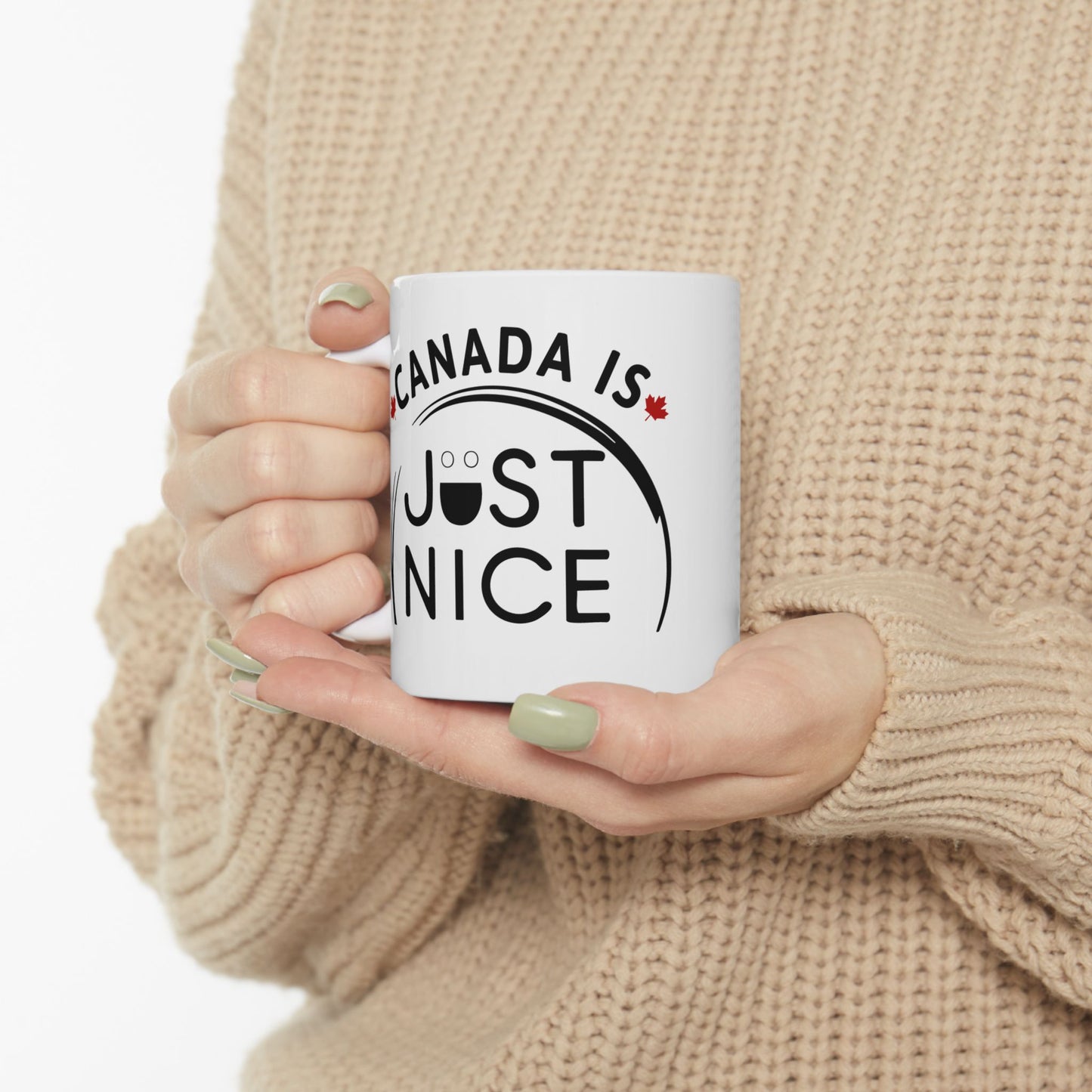 Canada Maple Leaf Ceramic Mug - 11oz & 15oz - Perfect Gift for Tea & Coffee Lovers