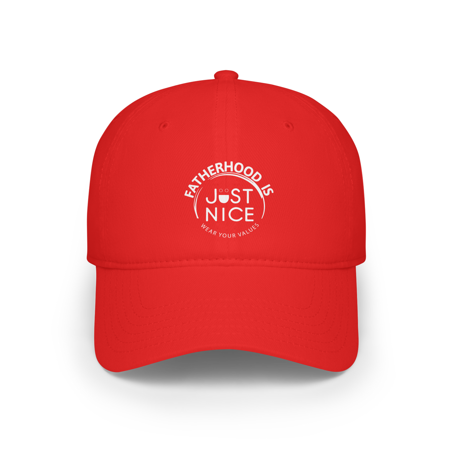 Fatherhood is Just Nice Low Profile Baseball Cap | Perfect Gift for Dads, Casual Style, Summer Accessory, Unique Father's Day Gift