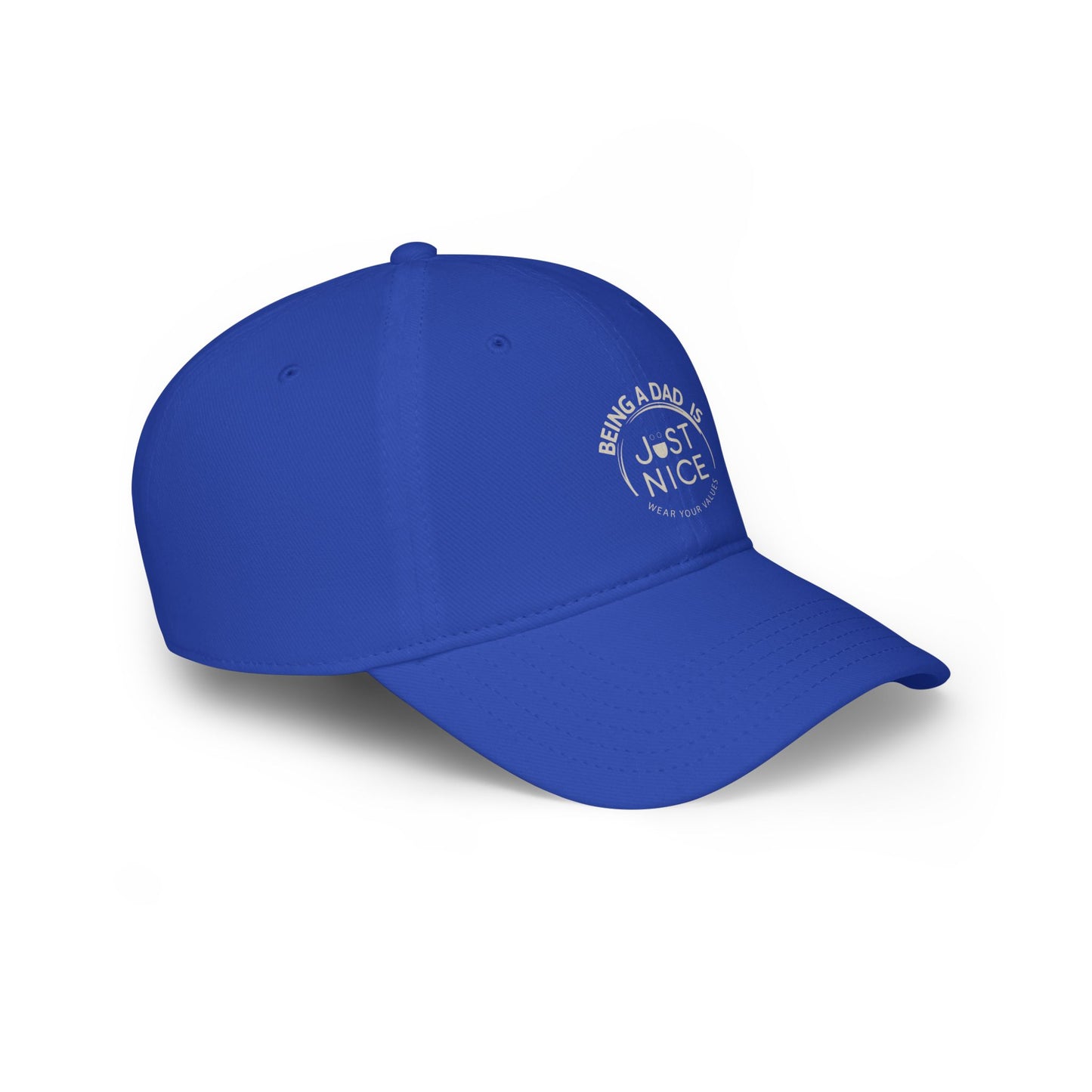 Dad Life Low Profile Baseball Cap, Gifts for Dads, Red Cap, Father's Day Hat, Just Nice Dad Hat, Casual Style