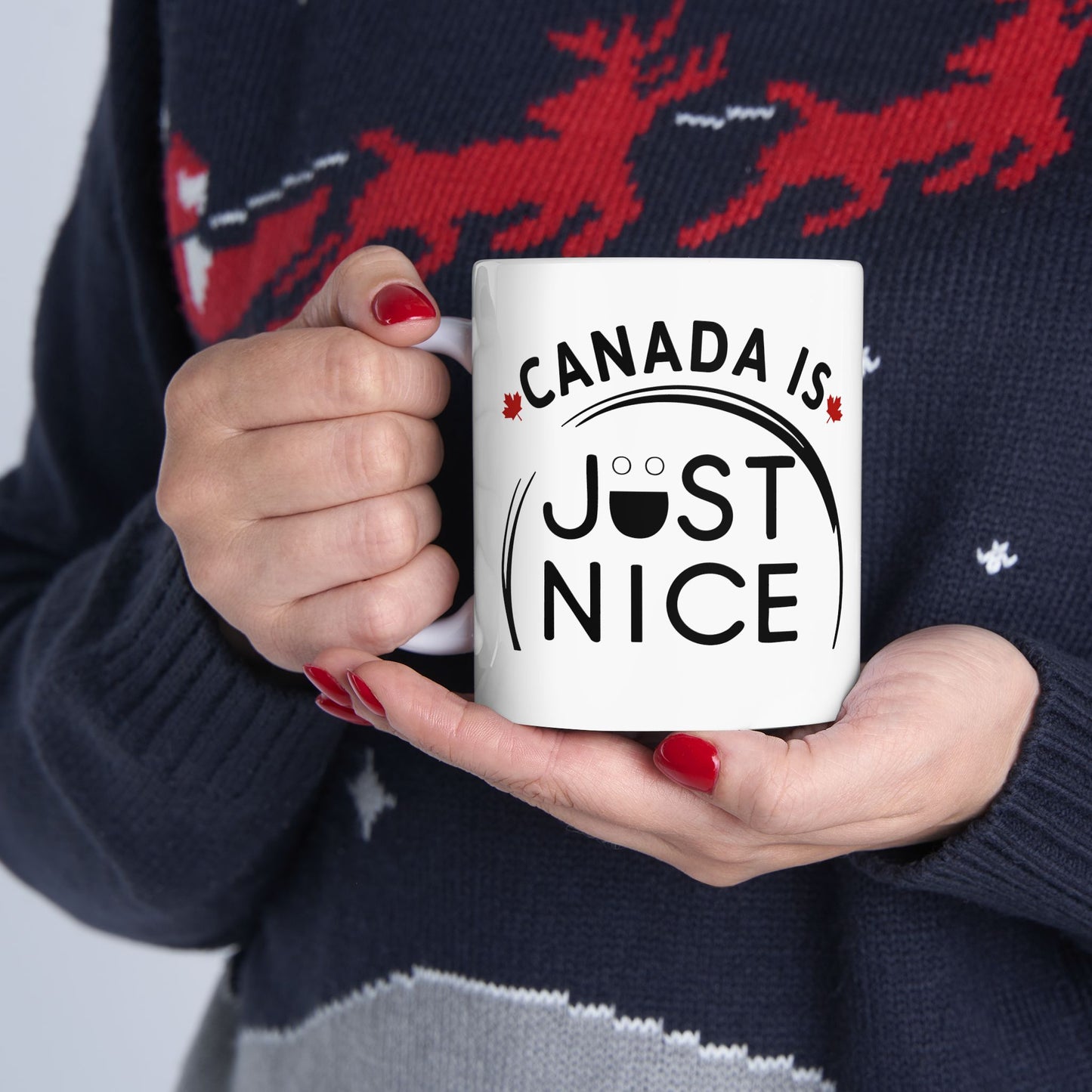 Canada Maple Leaf Ceramic Mug - 11oz & 15oz - Perfect Gift for Tea & Coffee Lovers