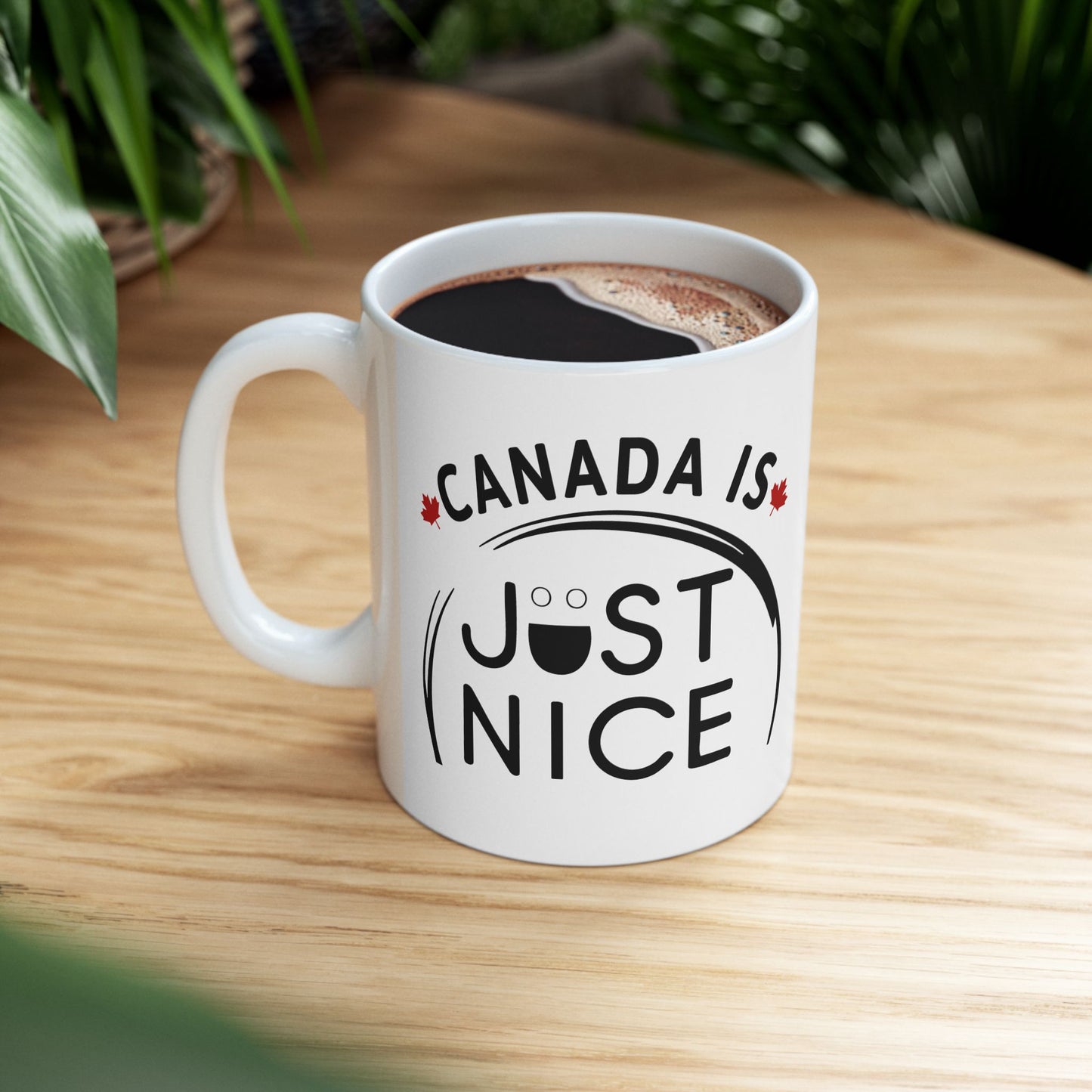 Canada Maple Leaf Ceramic Mug - 11oz & 15oz - Perfect Gift for Tea & Coffee Lovers