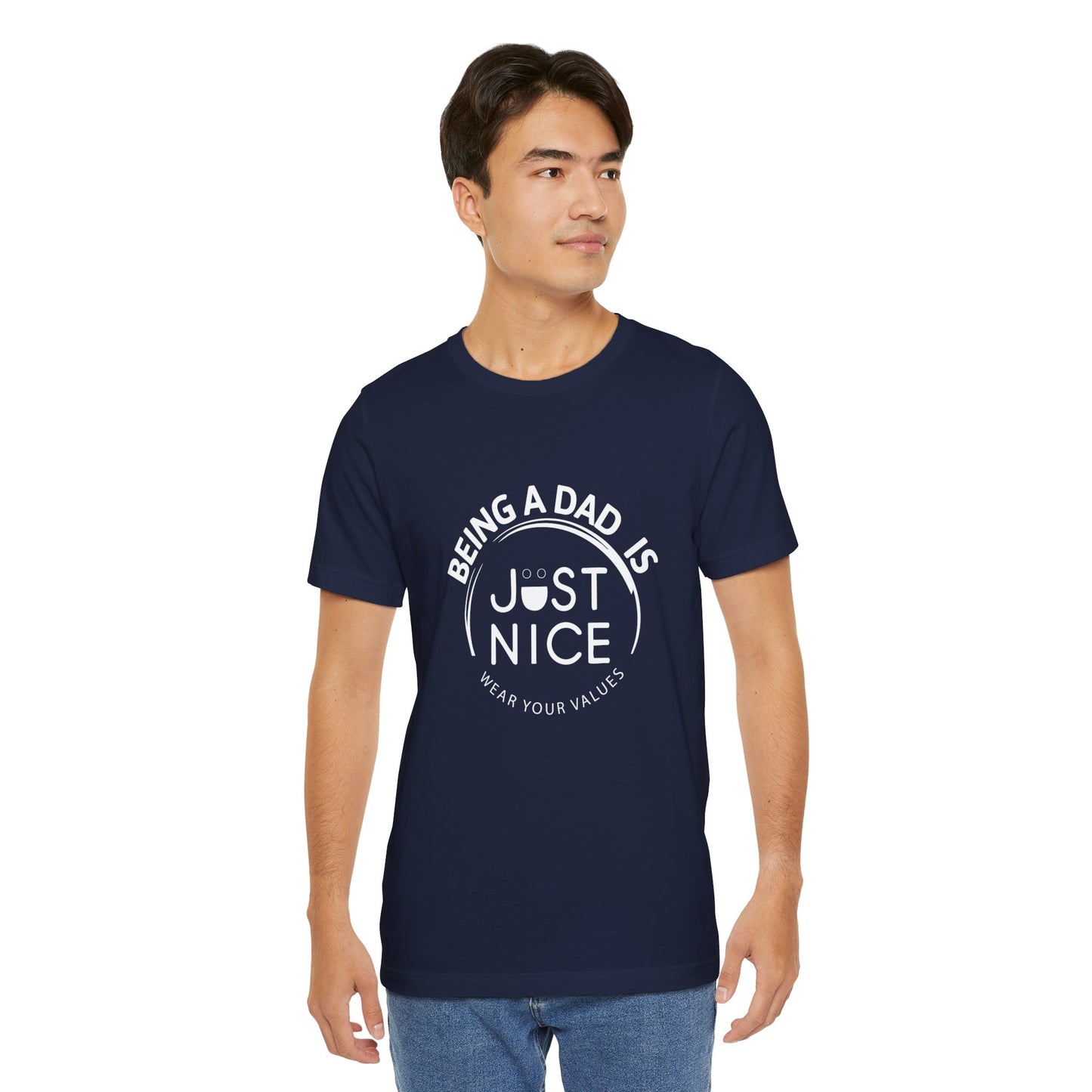 Dad Vibes Short Sleeve Tee - Perfect Gift for Father's Day, Comfortable Casual Wear, Unisex Tee for Dad