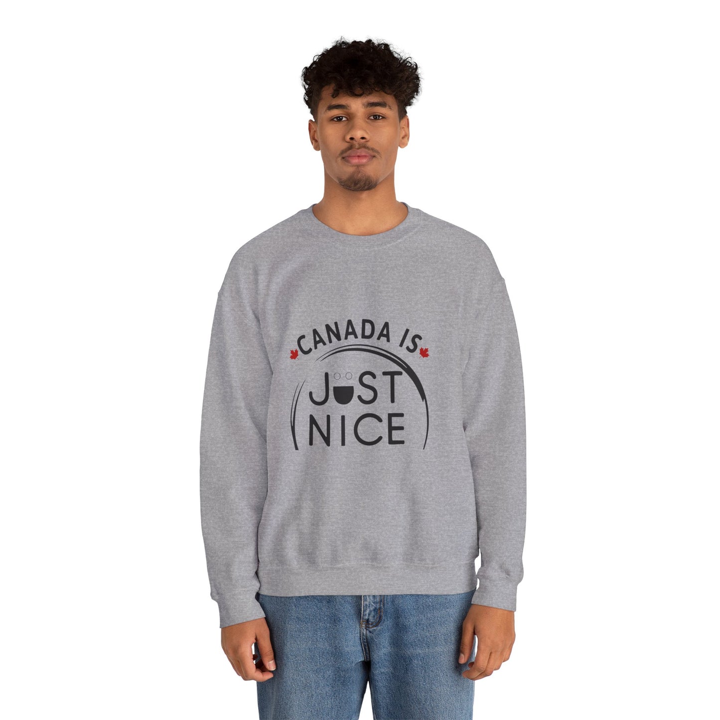 Canada Is Not Nasty Crewneck Sweatshirt - A Cozy Statement Piece for Proud Canadians