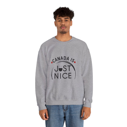 Canada Is Not Nasty Crewneck Sweatshirt - A Cozy Statement Piece for Proud Canadians