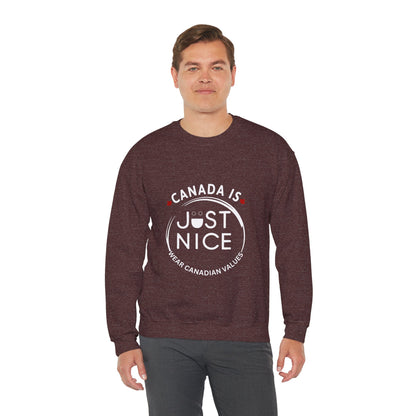 Canada Inspired Unisex Crewneck Sweatshirt - Cozy Fall Style