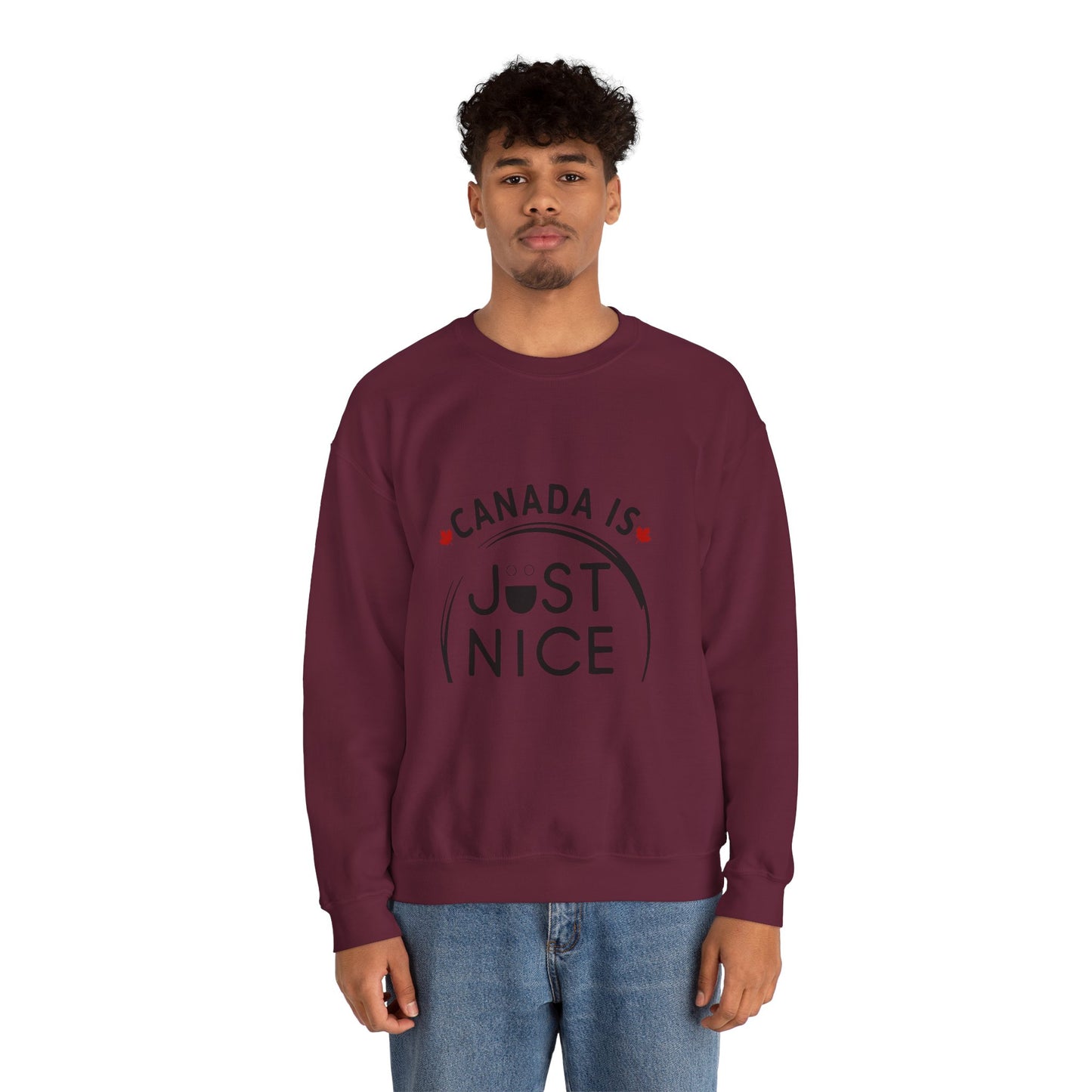 Canada Is Not Nasty Crewneck Sweatshirt - A Cozy Statement Piece for Proud Canadians