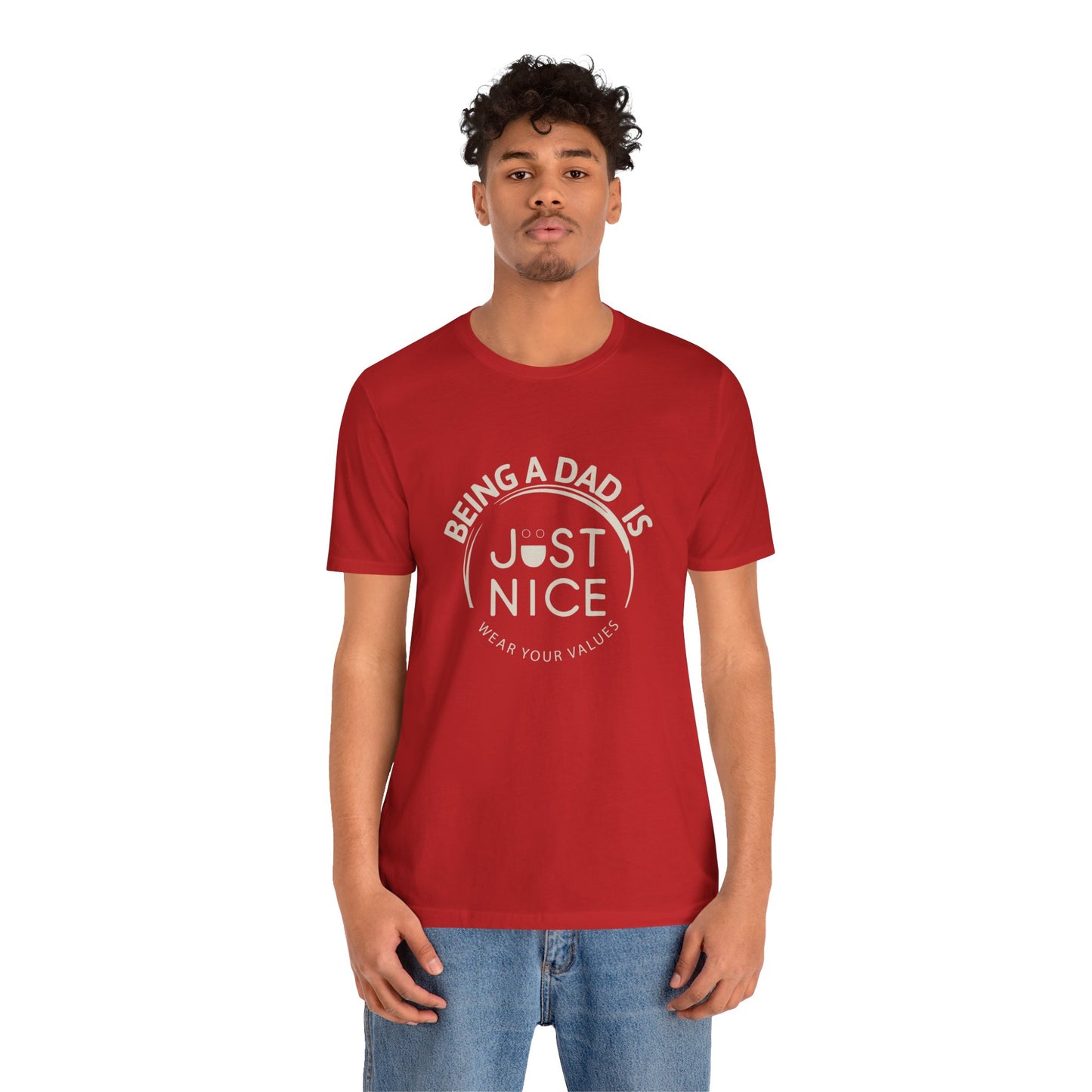 Unisex Dad Values Tee - Perfect Gift for Fathers, Casual Wear, Thoughtful Present, Father's Day, Family Gatherings
