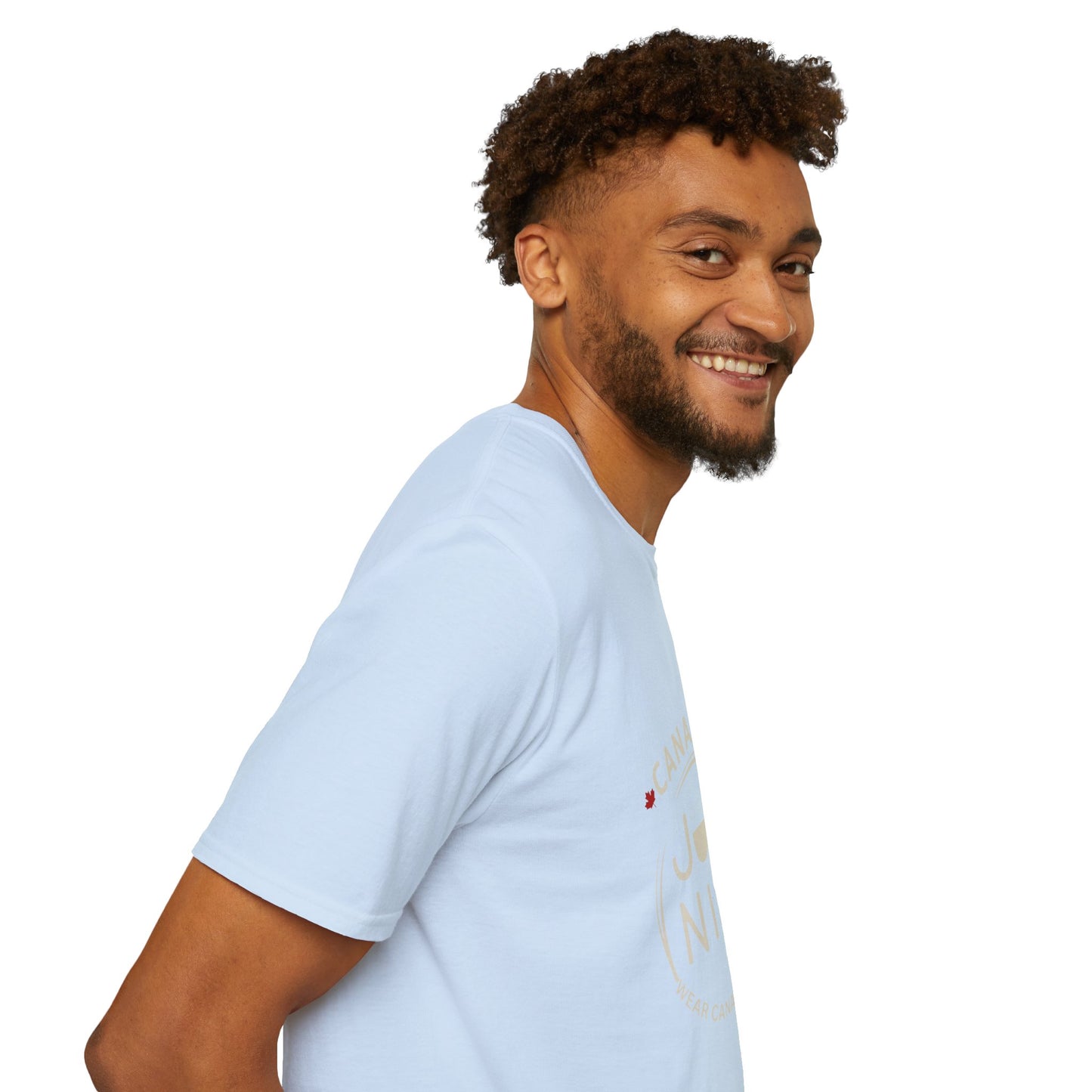 Unisex Softstyle T-Shirt - "Canada is Just Nice" Maple Leaf Design
