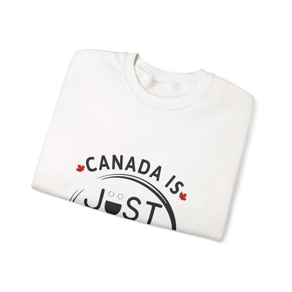 Canada Is Not Nasty Crewneck Sweatshirt - A Cozy Statement Piece for Proud Canadians