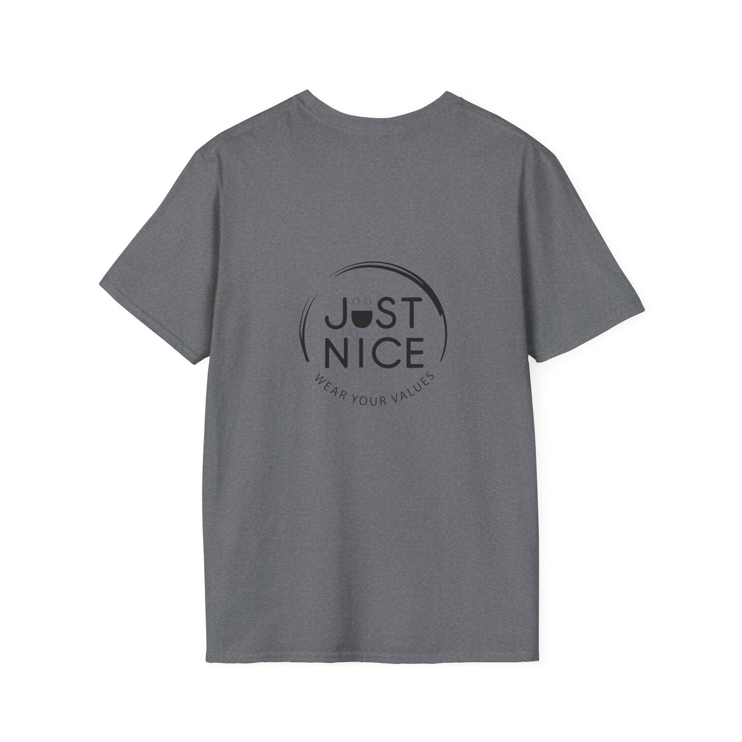 Unisex Softstyle T-Shirt - "Canada is Just Nice" Maple Leaf Design