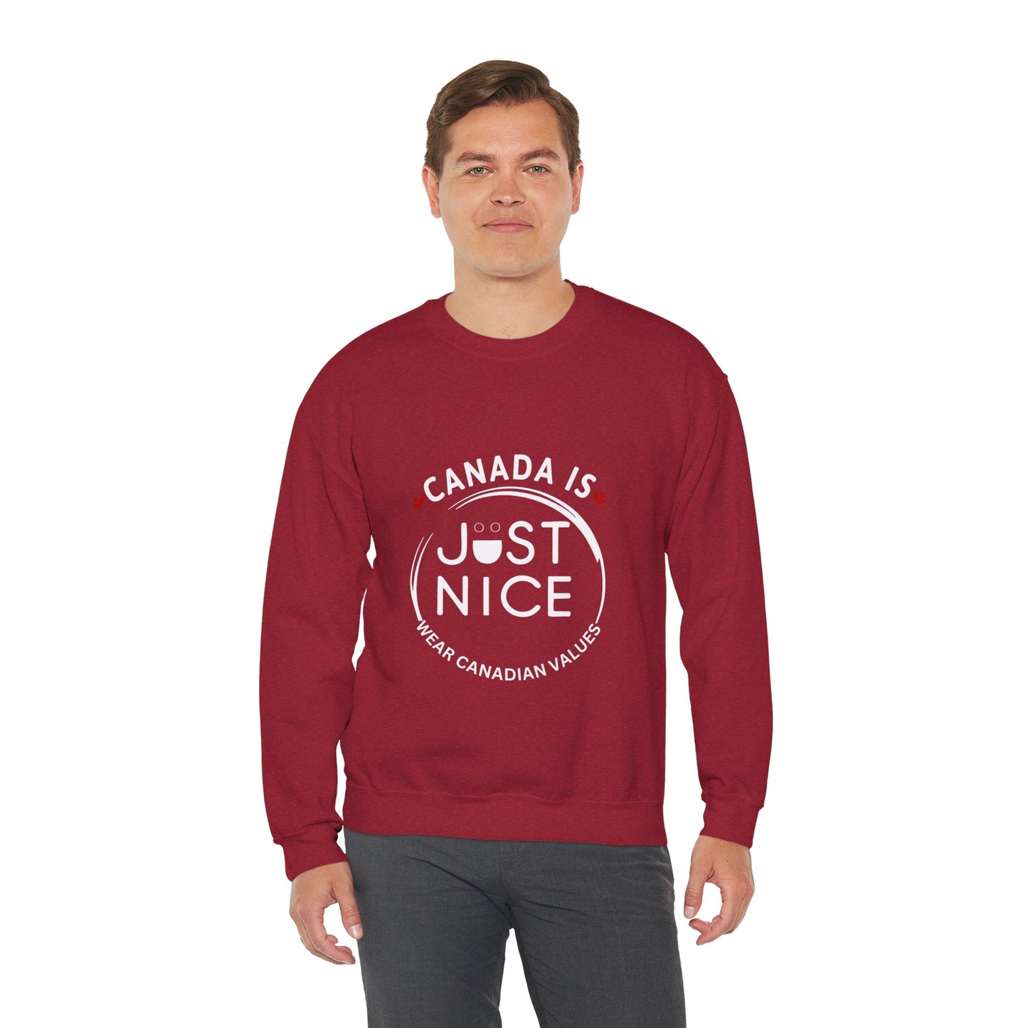 Canada Inspired Unisex Crewneck Sweatshirt - Cozy Fall Style