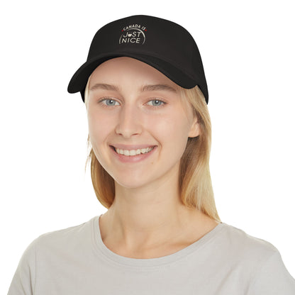Canada Is Just Nice Baseball Cap | Comfort, Style, Casual Wear, Gift for Him/Her, Outdoor Adventures, Summer Style