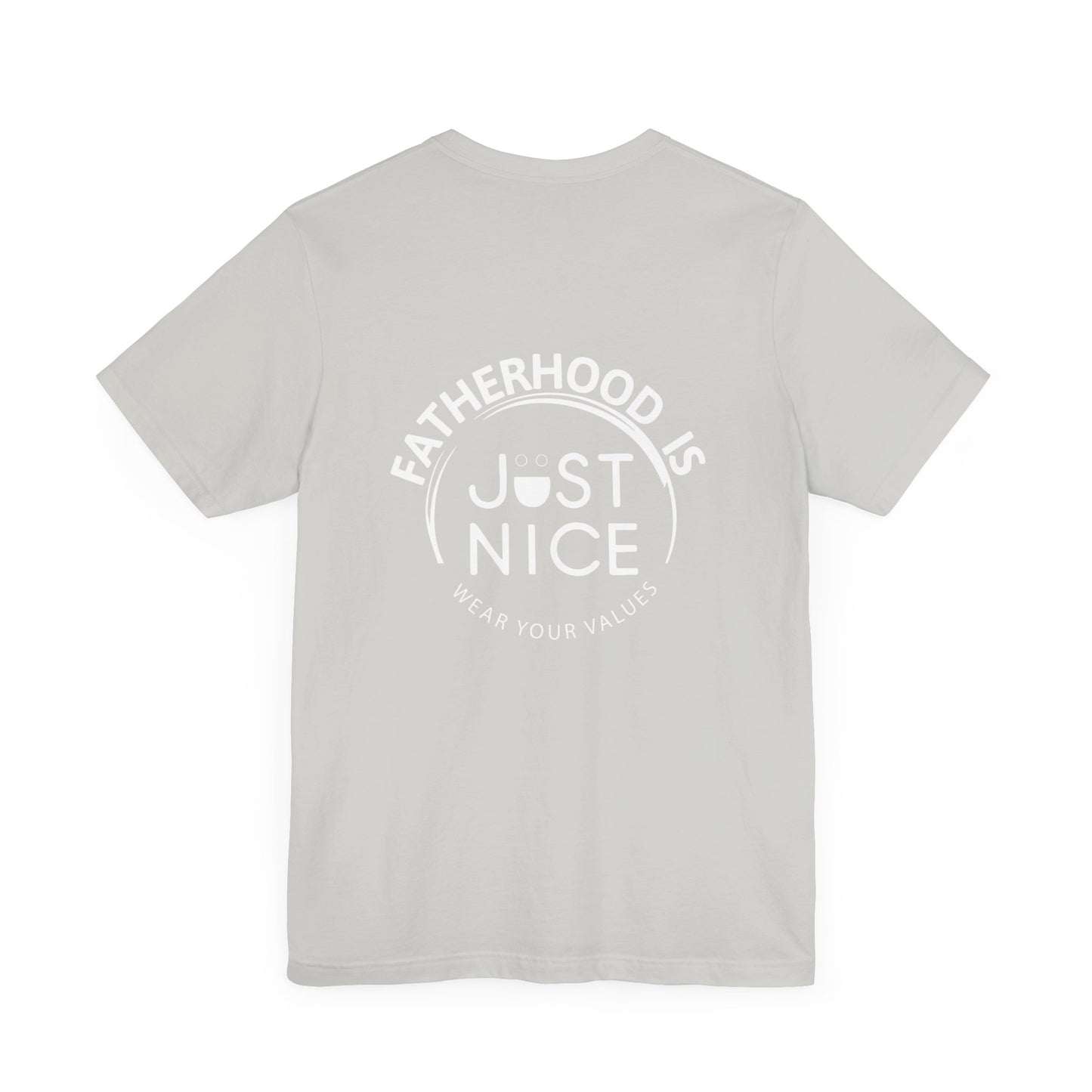 Unisex Jersey Short Sleeve Tee - Present Dad Shirt, Father's Day Gift, Casual Wear, Family T-Shirt, Dad Life Apparel