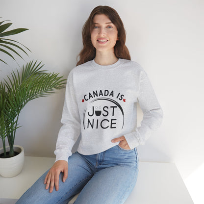 Canada Inspired Unisex Crewneck Sweatshirt - Cozy Fall Style