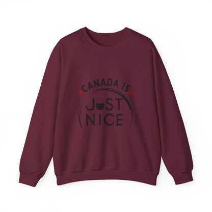 Canada Is Not Nasty Crewneck Sweatshirt - A Cozy Statement Piece for Proud Canadians