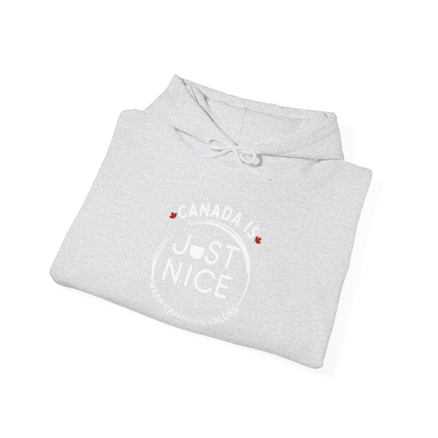 Canada Is Just Nice Hooded Sweatshirt | Unisex Cozy Pullover