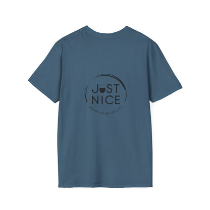 Unisex Softstyle T-Shirt - "Canada is Just Nice" Maple Leaf Design
