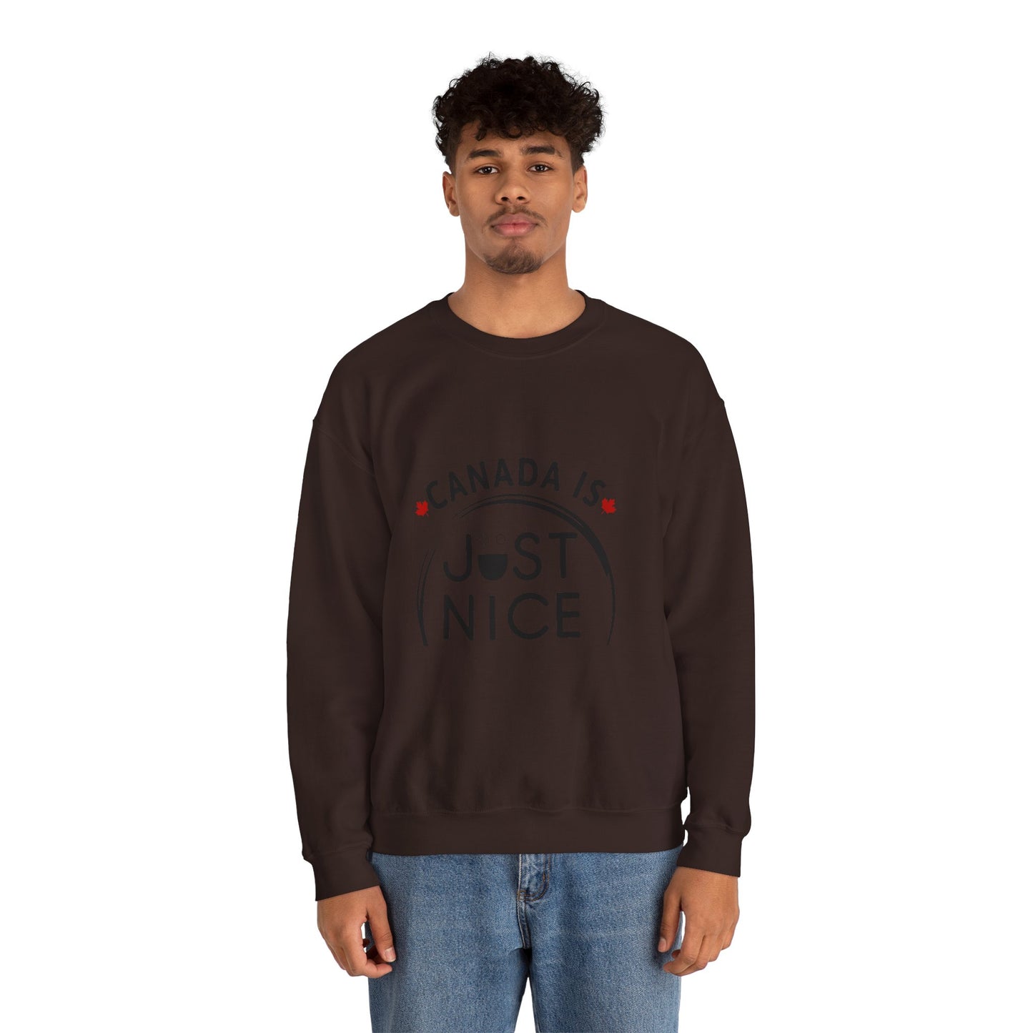 Canada Is Not Nasty Crewneck Sweatshirt - A Cozy Statement Piece for Proud Canadians