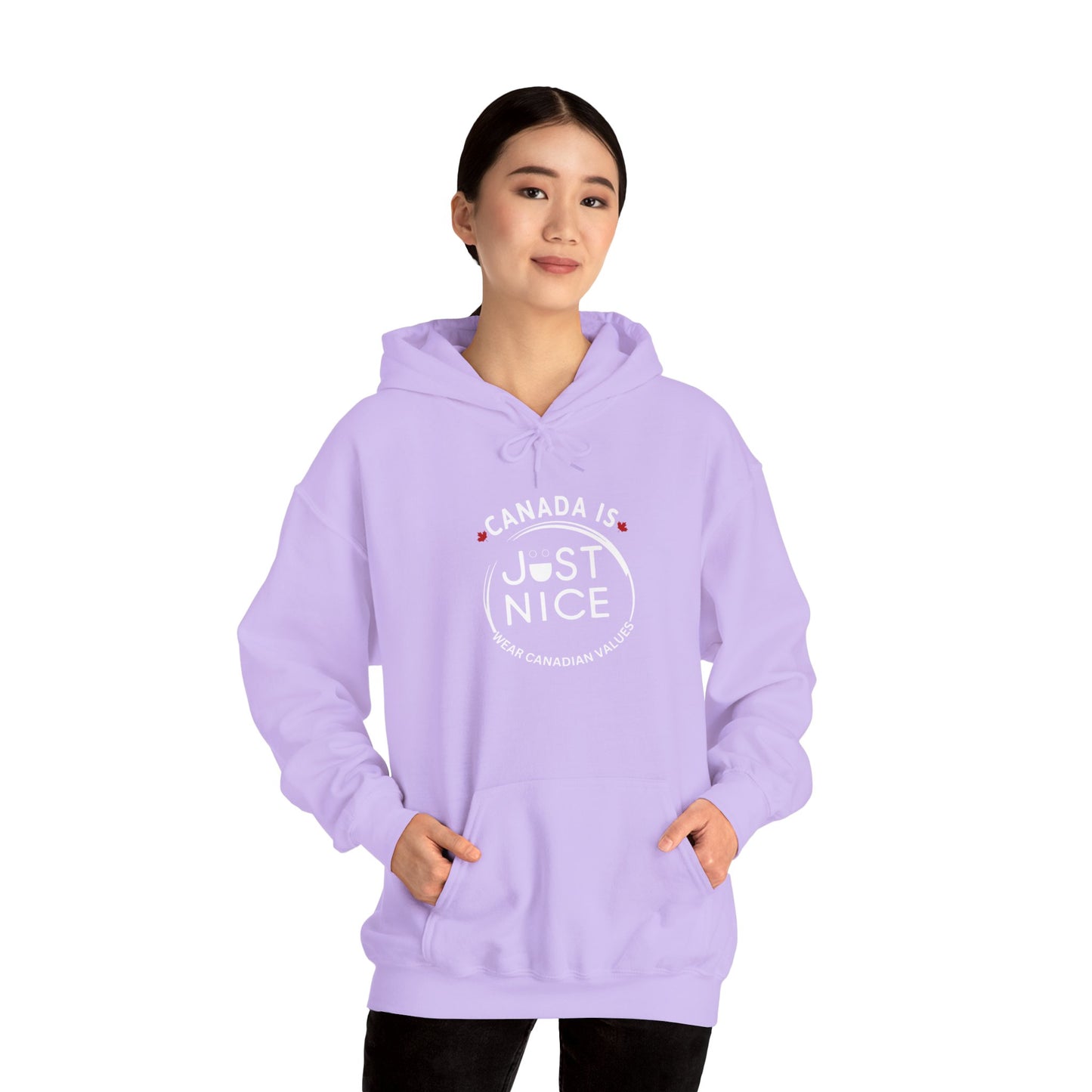Canada Is Just Nice Hooded Sweatshirt | Unisex Cozy Pullover