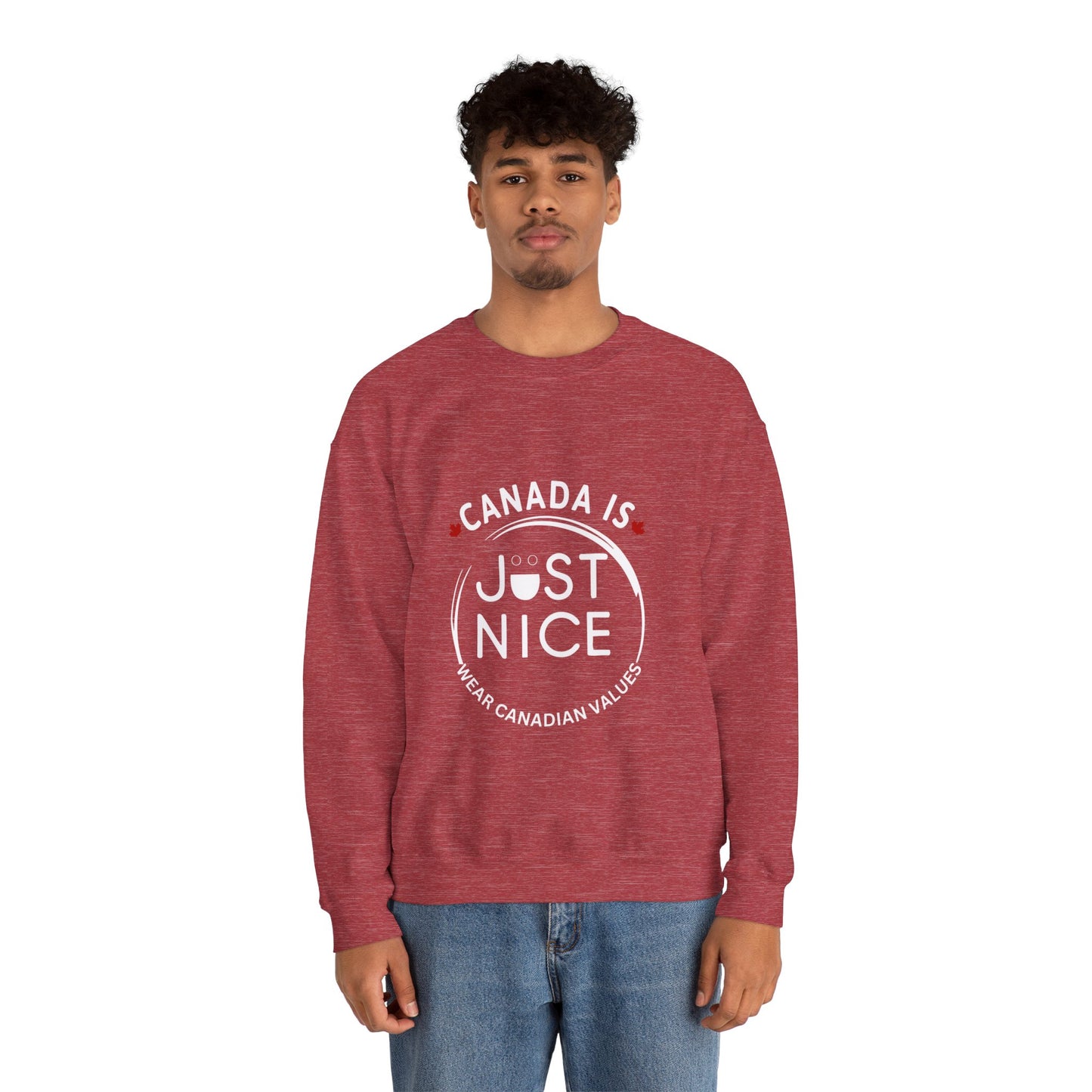 Canada Inspired Unisex Crewneck Sweatshirt - Cozy Fall Style