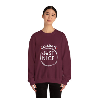 Canada Inspired Unisex Crewneck Sweatshirt - Cozy Fall Style