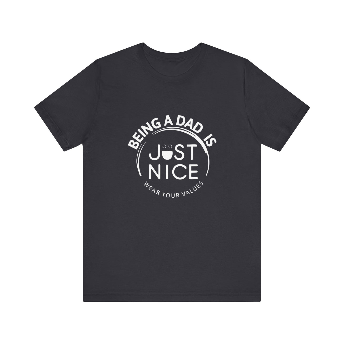 Dad Vibes Short Sleeve Tee - Perfect Gift for Father's Day, Comfortable Casual Wear, Unisex Tee for Dad