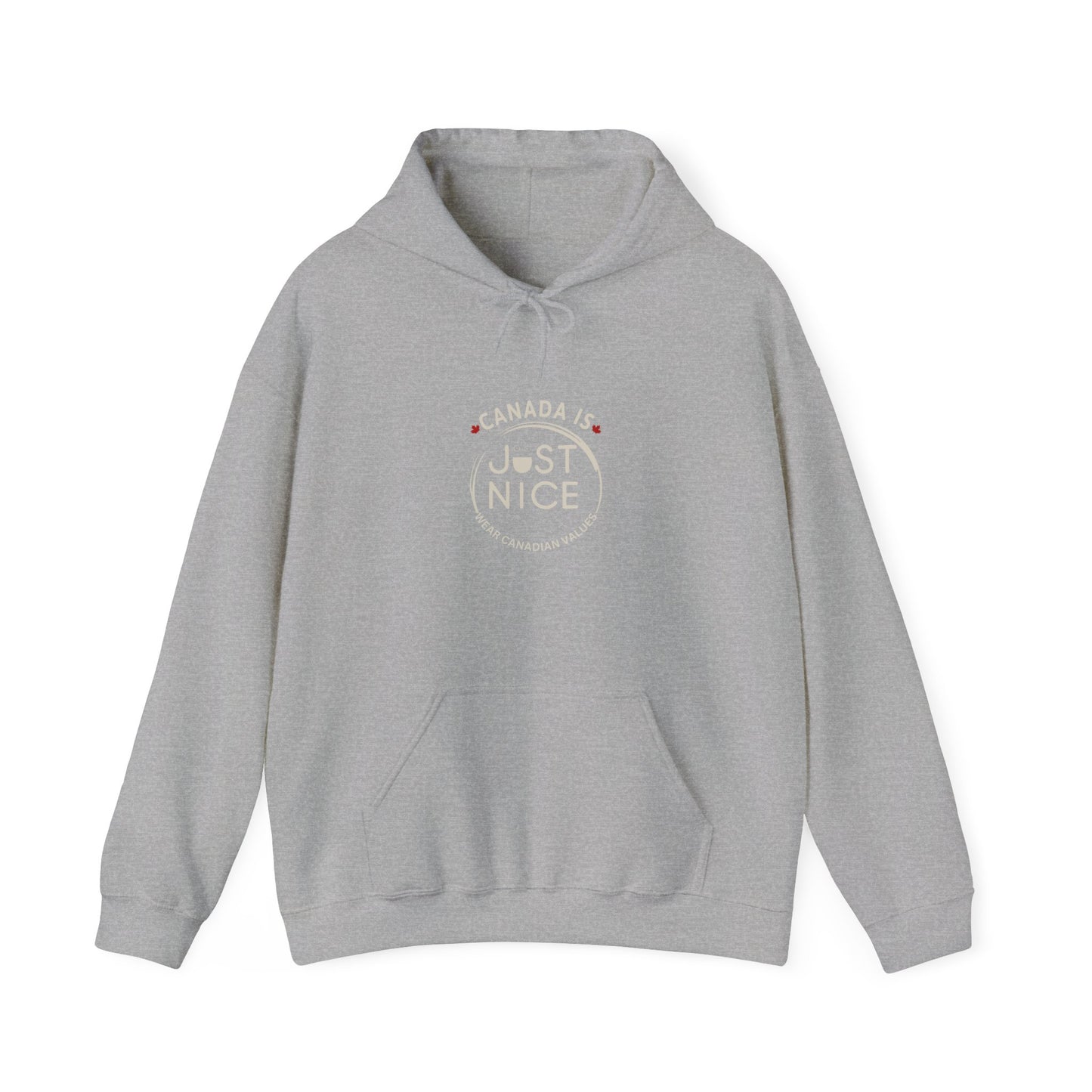 Canada is Just Nice Hoodie, Cozy Sweatshirt for Canada Day, Gift for Friends, Unisex Pullover, Casual Wear, Fall Fashion