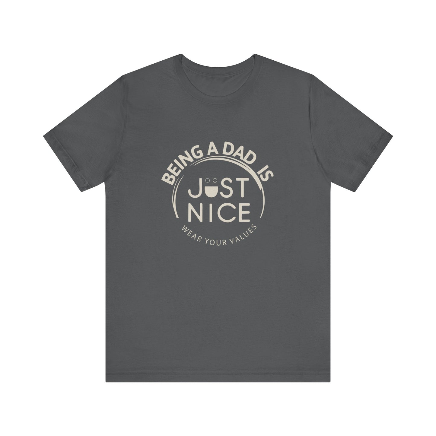 Unisex Dad Values Tee - Perfect Gift for Fathers, Casual Wear, Thoughtful Present, Father's Day, Family Gatherings