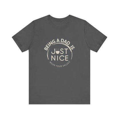 Unisex Dad Values Tee - Perfect Gift for Fathers, Casual Wear, Thoughtful Present, Father's Day, Family Gatherings
