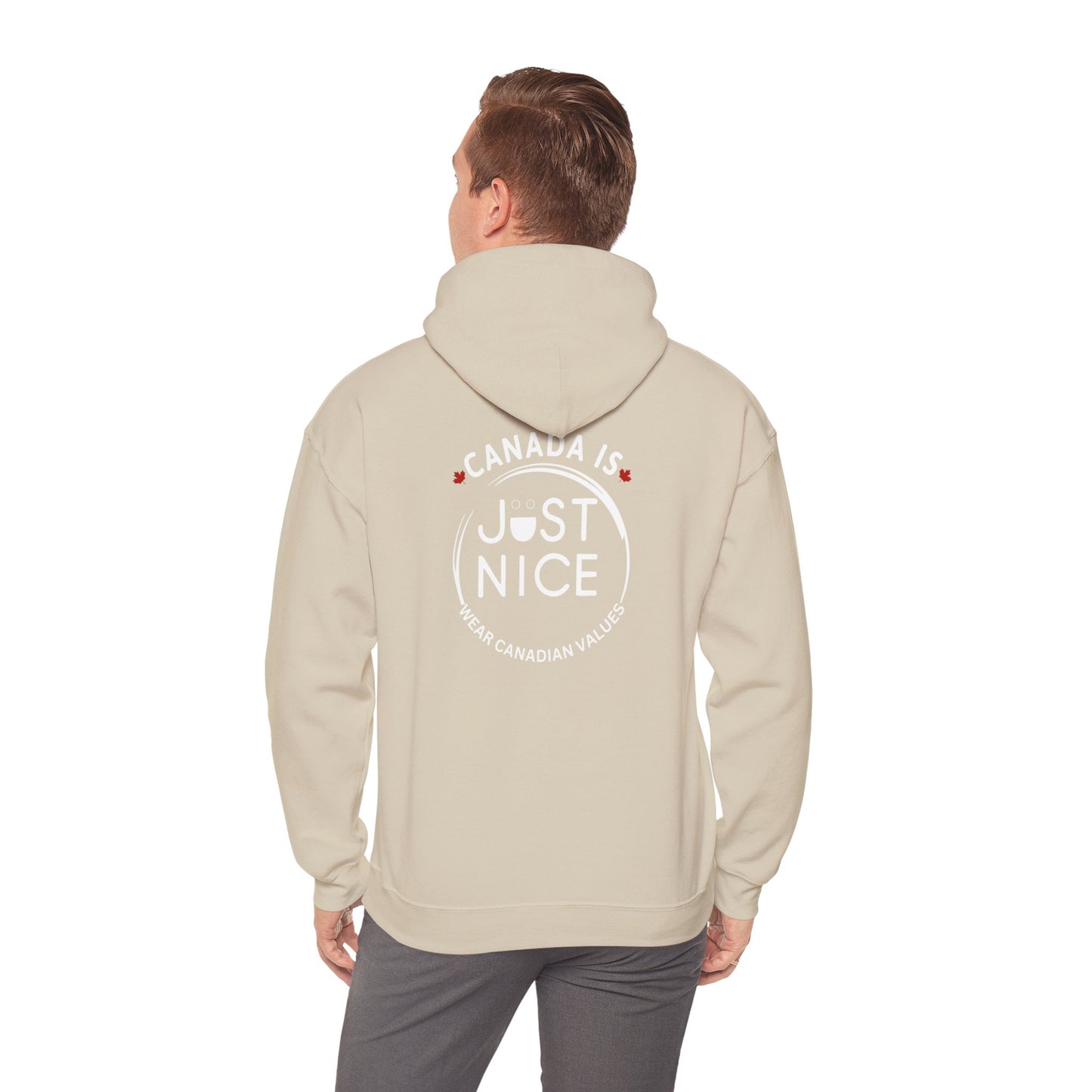 Canada Is Just Nice Hooded Sweatshirt | Unisex Cozy Pullover