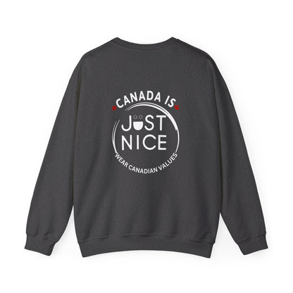 Canada Inspired Unisex Crewneck Sweatshirt - Cozy Fall Style