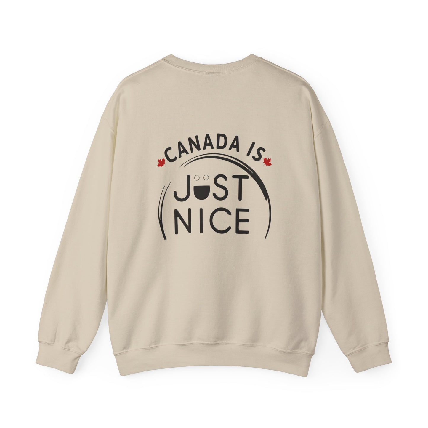 Canada Is Not Nasty Crewneck Sweatshirt - A Cozy Statement Piece for Proud Canadians