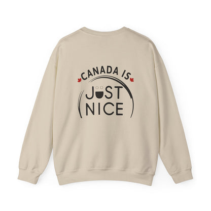 Canada Is Not Nasty Crewneck Sweatshirt - A Cozy Statement Piece for Proud Canadians