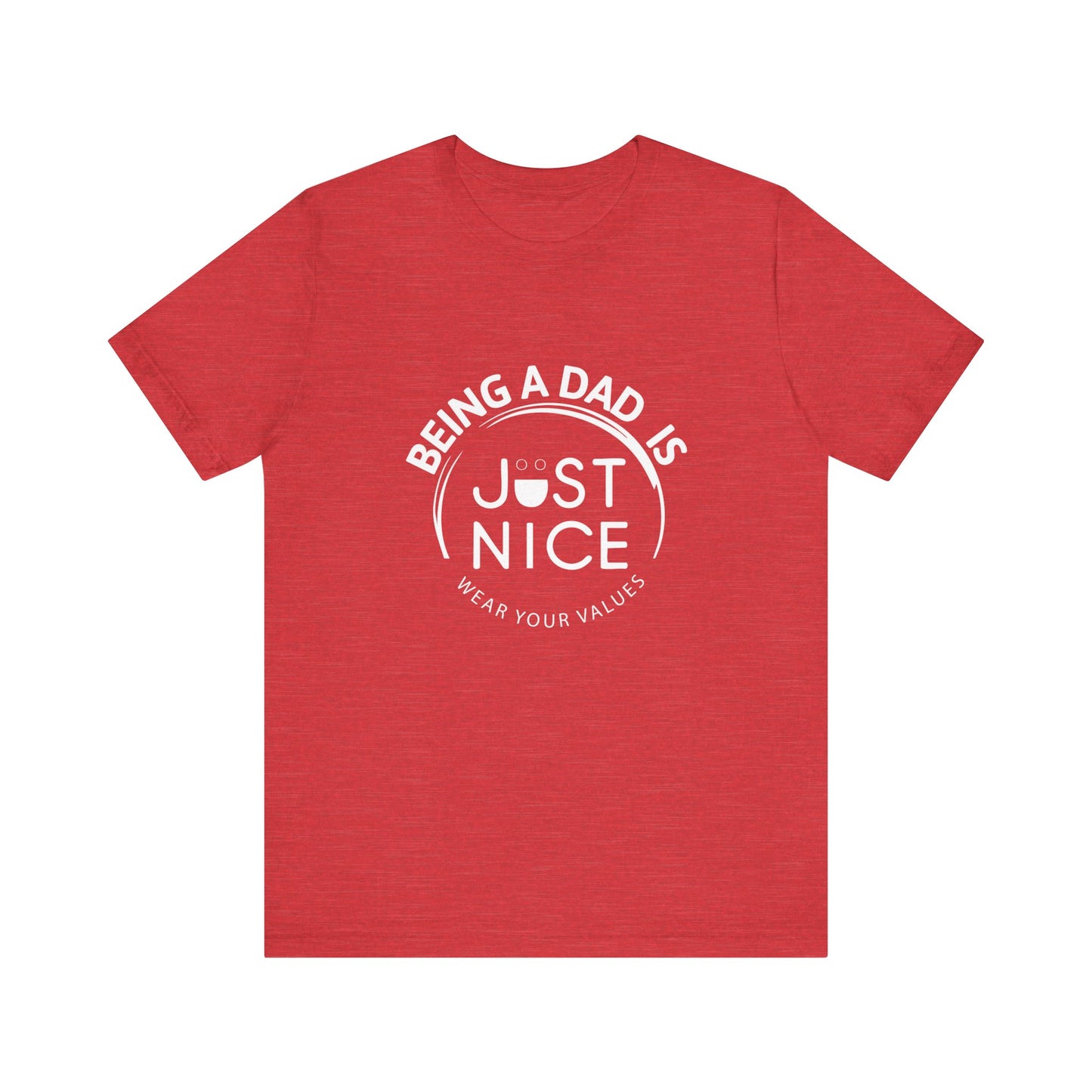 Dad Vibes Short Sleeve Tee - Perfect Gift for Father's Day, Comfortable Casual Wear, Unisex Tee for Dad