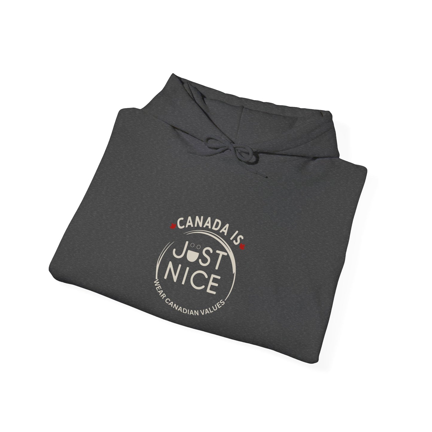 Canada is Just Nice Hoodie, Cozy Sweatshirt for Canada Day, Gift for Friends, Unisex Pullover, Casual Wear, Fall Fashion