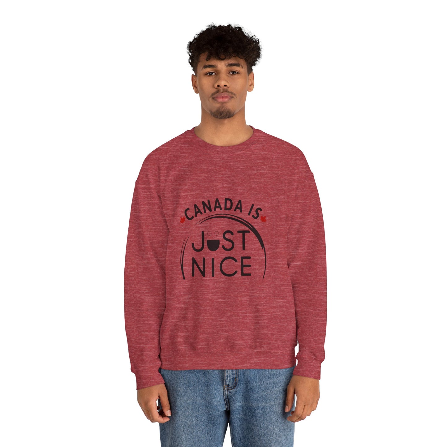 Canada Is Not Nasty Crewneck Sweatshirt - A Cozy Statement Piece for Proud Canadians