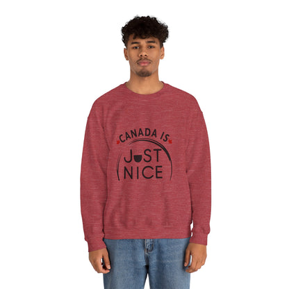 Canada Is Not Nasty Crewneck Sweatshirt - A Cozy Statement Piece for Proud Canadians