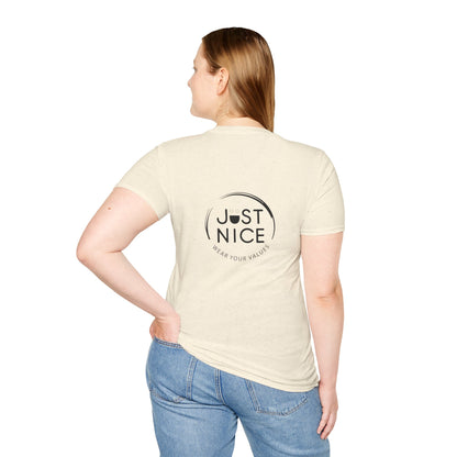 Unisex Softstyle T-Shirt - "Canada is Just Nice" Maple Leaf Design