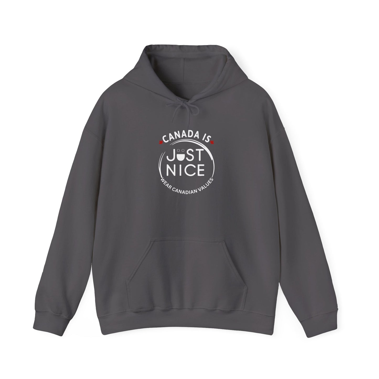 Canada Is Just Nice Hooded Sweatshirt | Unisex Cozy Pullover