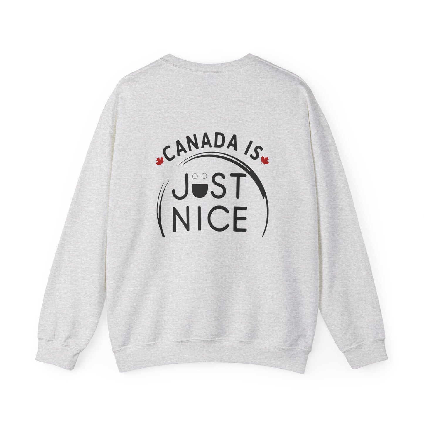 Canada Is Not Nasty Crewneck Sweatshirt - A Cozy Statement Piece for Proud Canadians