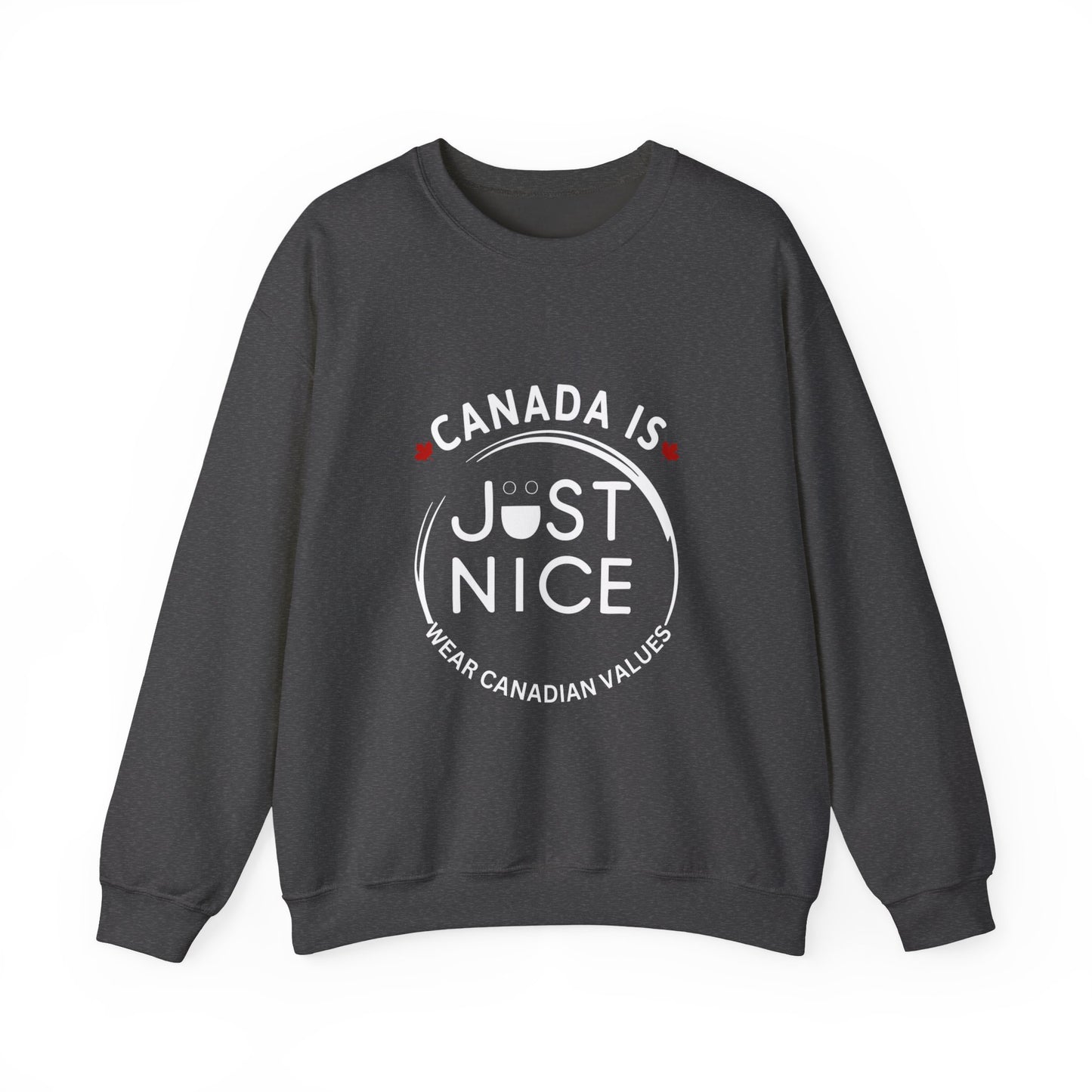 Canada Is Not Nasty Crewneck Sweatshirt - A Cozy Statement Piece for Proud Canadians