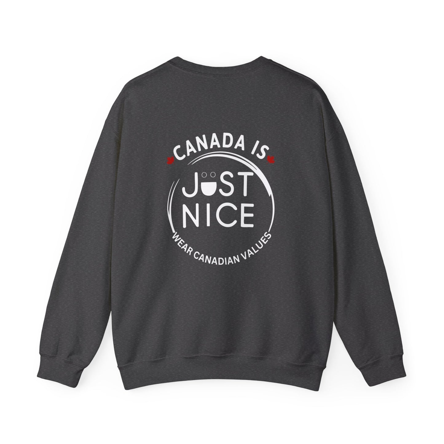 Canada Is Not Nasty Crewneck Sweatshirt - A Cozy Statement Piece for Proud Canadians