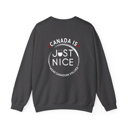 Canada Is Not Nasty Crewneck Sweatshirt - A Cozy Statement Piece for Proud Canadians