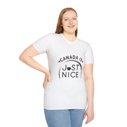 Canada Is Not Nasty Just Nice Unisex Softstyle T-Shirt