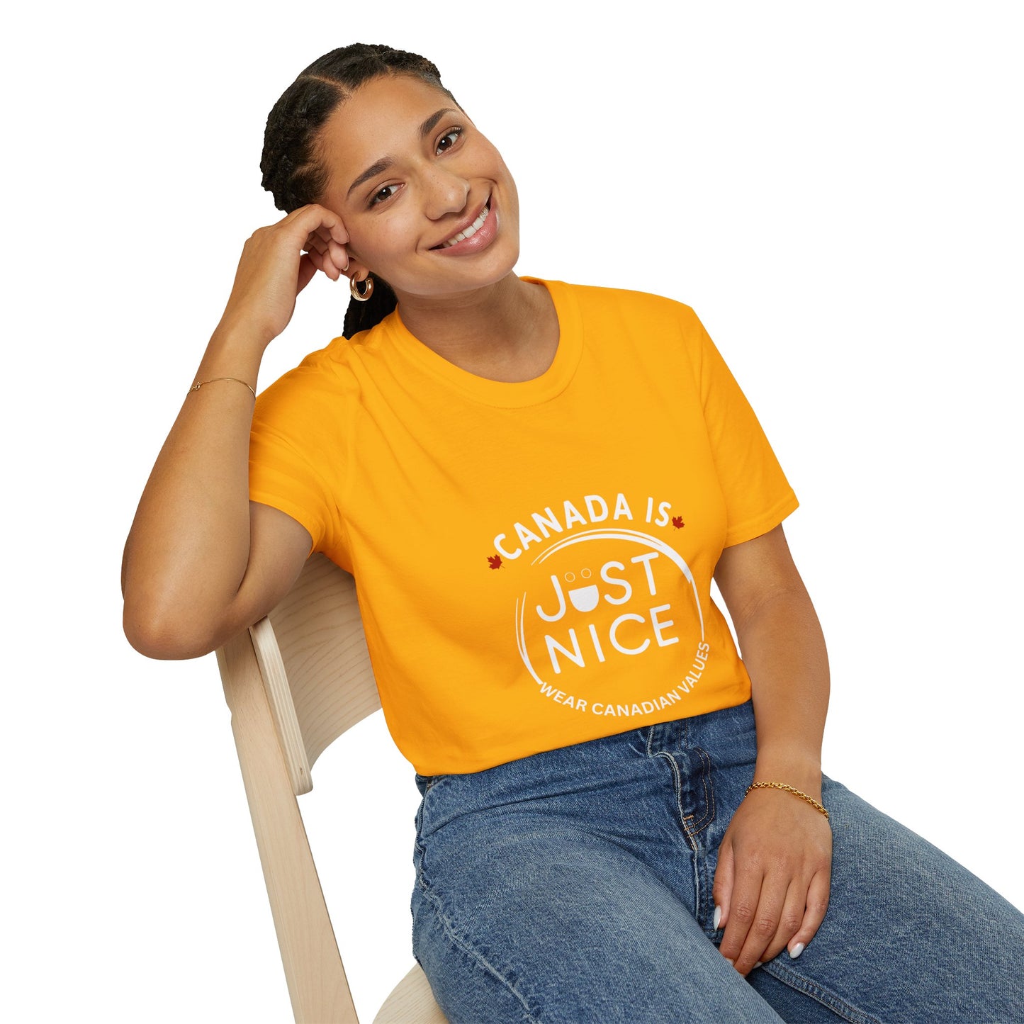 Canada Is Not Nasty Just Nice Unisex Softstyle T-Shirt