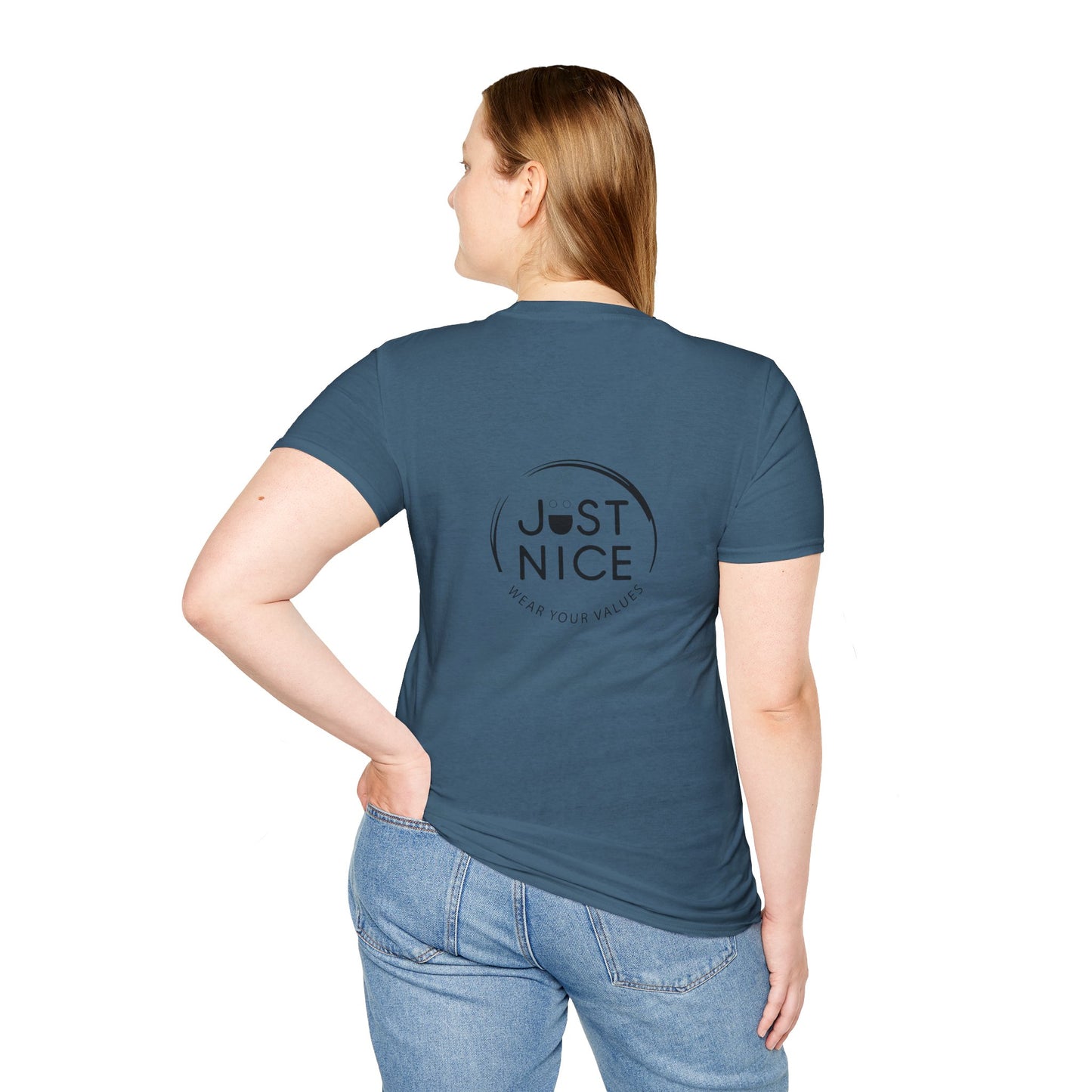 Unisex Softstyle T-Shirt - "Canada is Just Nice" Maple Leaf Design
