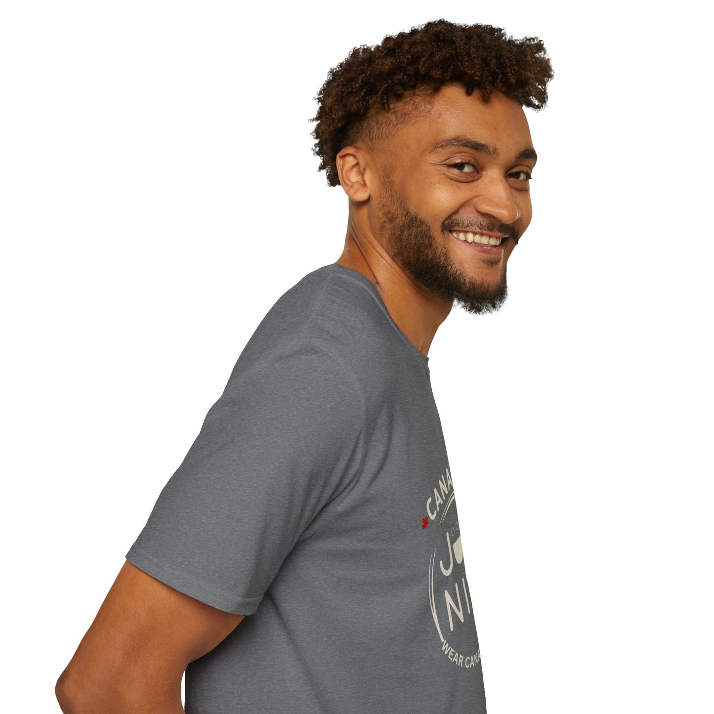 Unisex Softstyle T-Shirt - "Canada is Just Nice" Maple Leaf Design