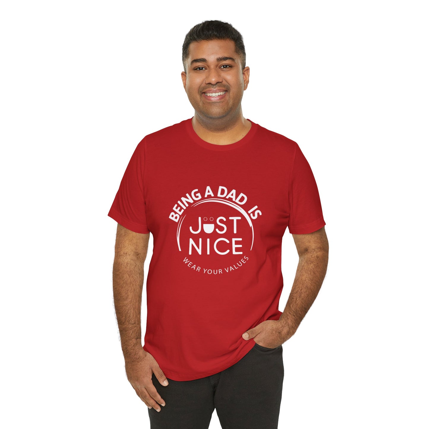 Dad Vibes Short Sleeve Tee - Perfect Gift for Father's Day, Comfortable Casual Wear, Unisex Tee for Dad