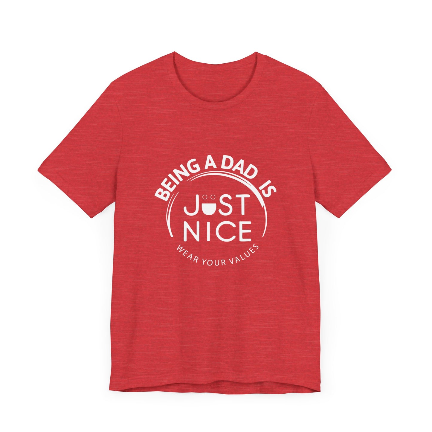 Dad Vibes Short Sleeve Tee - Perfect Gift for Father's Day, Comfortable Casual Wear, Unisex Tee for Dad