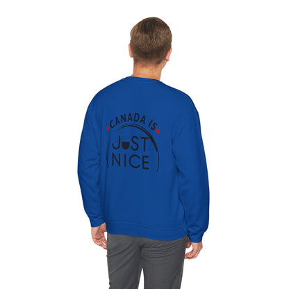 Canada Is Not Nasty Crewneck Sweatshirt - A Cozy Statement Piece for Proud Canadians